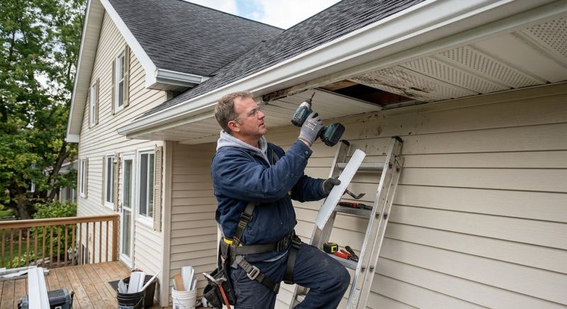 Soffit Damage Repair in Overland Park, KS